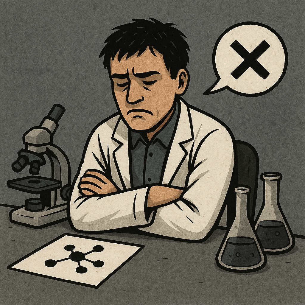 Ученый в лаборатории